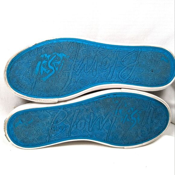 Blowfish Mars Natural Foggy Camo Women's Malibu Slip On Size 8.5 100% Cotton - Picture 6 of 8